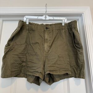 Madewell Olive Green Casual Shorts